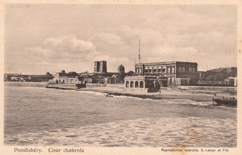 01-07 - Pondichery - plage sud, mairie, etc. - 3